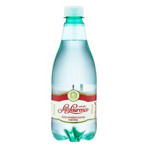 Água Mineral Natural com Gás São Lourenço Garrafa 510ml