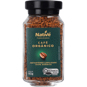 Café Orgânico Instâneo Liofilizado 90g