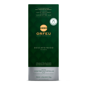 Cápsula de Café Orfeu Descafeinado 10 Unidades