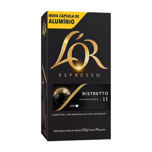 Café em Cápsula L'or Torrado e Moído Espresso 10 Unidades 52g