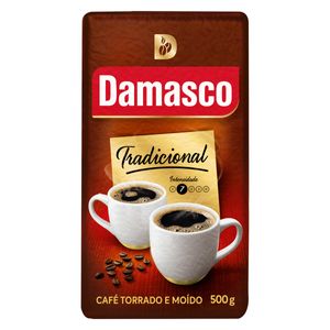 Café Torrado e Moído a Vácuo Clássico Damasco Pacote 500g