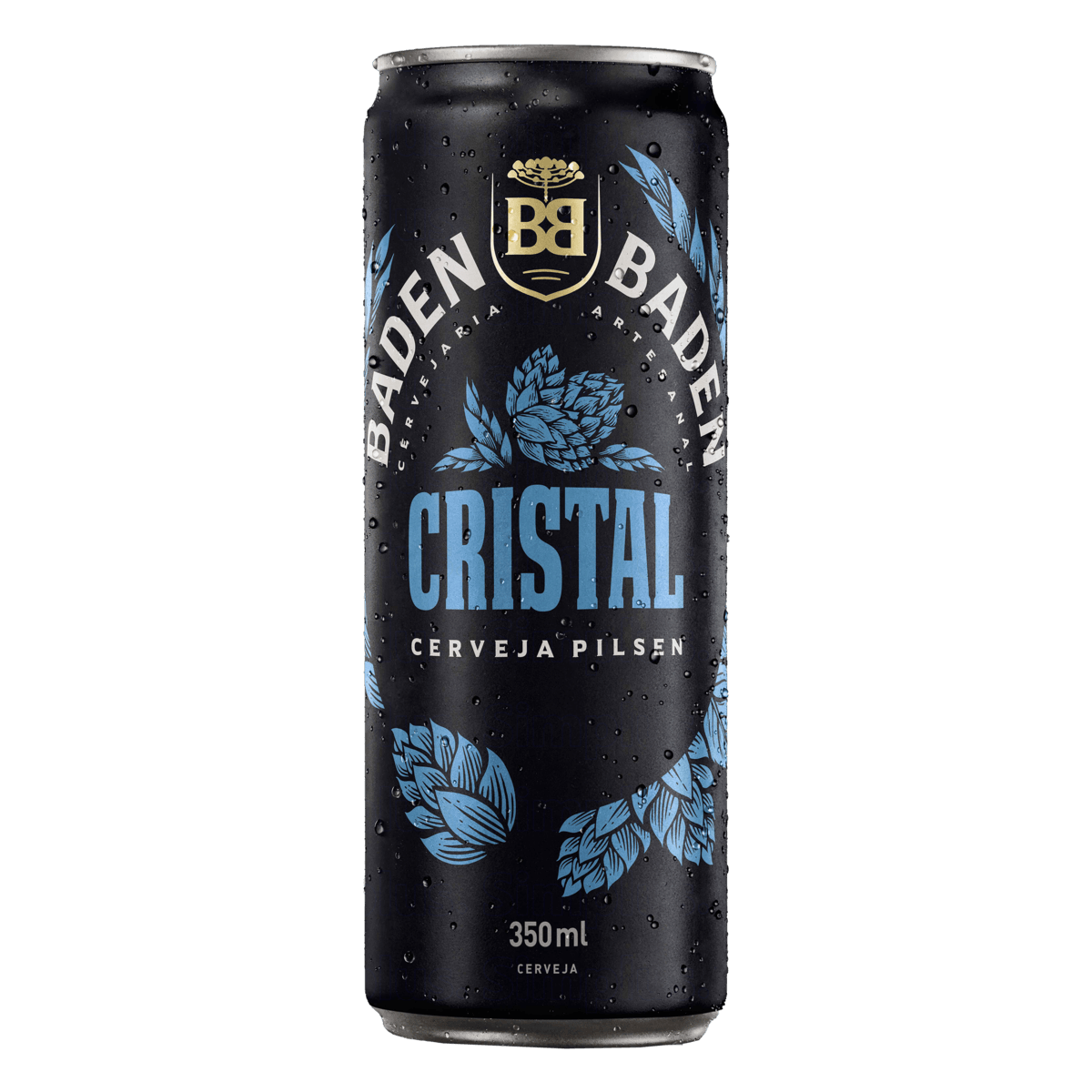 Cerveja Pilsen Cristal Baden Baden Lata 350ml
