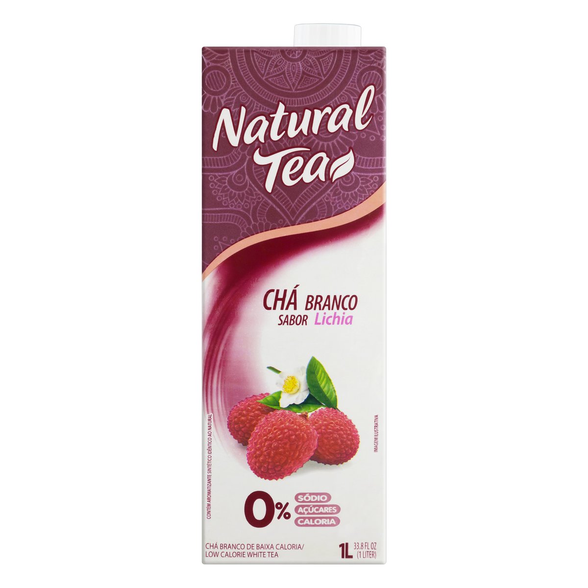Chá Branco Natural Tea Lichia 1L
