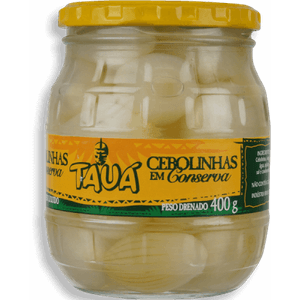 Cebola Conserva Tauá Vidro 400g