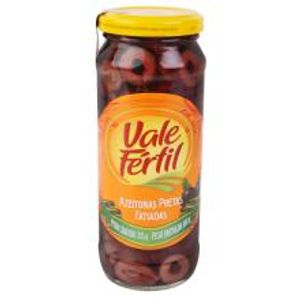 Azeitona Vale Fértil  Preta em Conserva Fatiada    160gr