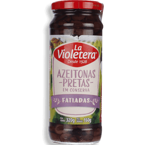 Azeitona Preta Fatiada La Violetera 160g