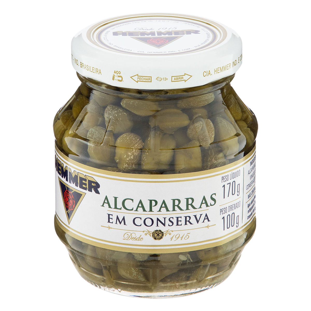 Alcaparras em Conserva Hemmer Vidro 100GR