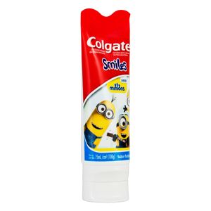 Gel Dental Infantil com Flúor Bubble Fruit Minions Colgate Smiles 100g