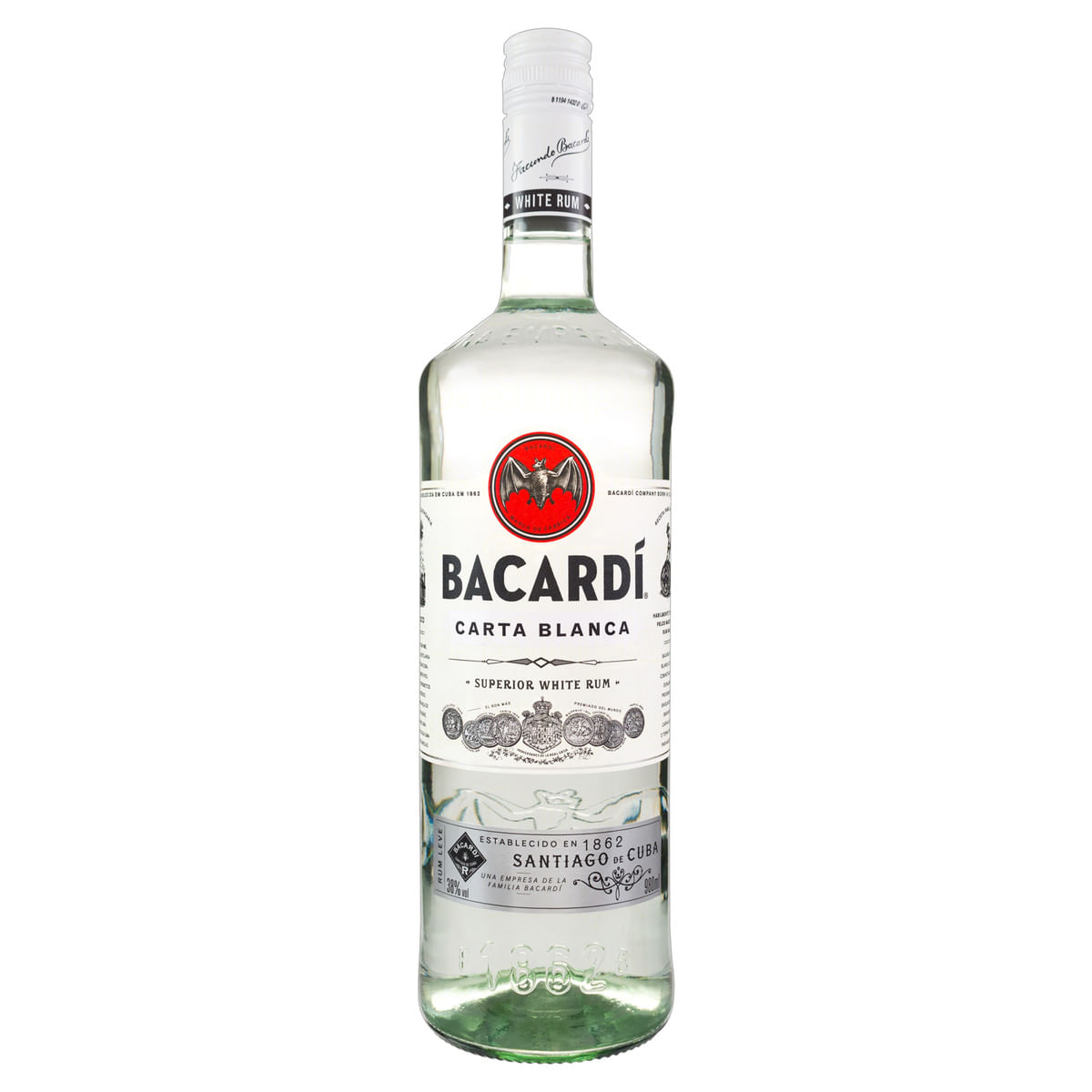 Rum Brasileiro Carta Blanca Bacardi Garrafa 980ml