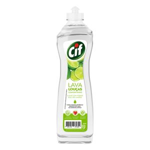 Lava-Louças Líquido Concentrado Clear Poder dos 100 Limões Cif Frasco 420ml