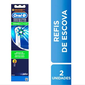 Refil Escova Dental Elétrica Oral B com 2 Unidades