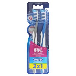 Escova Dental Macia Oral-B Pro-Saúde 7 Benefícios 2 Unidades