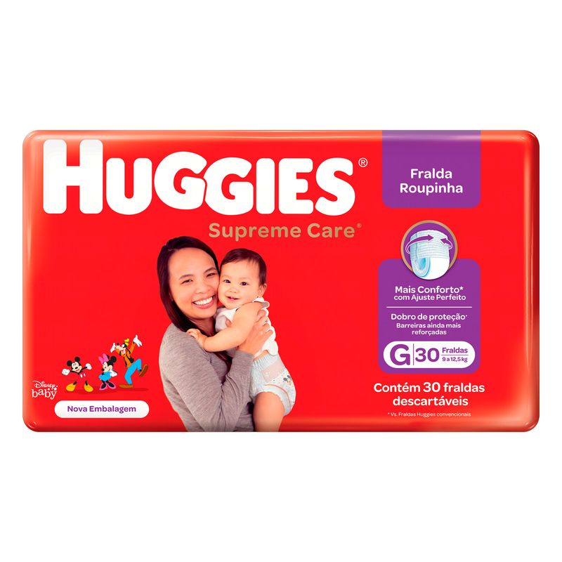 fralda_descartavel_infantil_roupinha_huggies_supreme_care_g_pacote_30_unidades