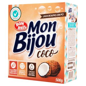 Lava-Roupas em Pó Coco Bom Bril Mon Bijou Caixa 500g