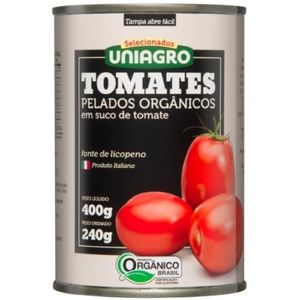 Tomate Italiano Pelado Orgânico Uniagro 240g