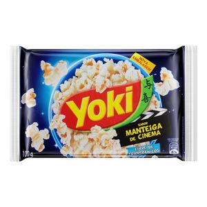 Pipoca Yoki para Micro-Ondas Manteiga de Cinema  100GR