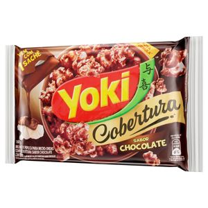 Pipoca para Micro-Ondas Cobertura Chocolate Yoki Pacote 160g