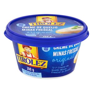 Creme de Queijo Minas Frescal Original Tirolez Pote 200g