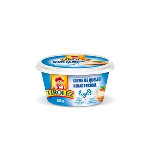 Creme de Queijo Minas Frescal Light Tirolez Pote 200g