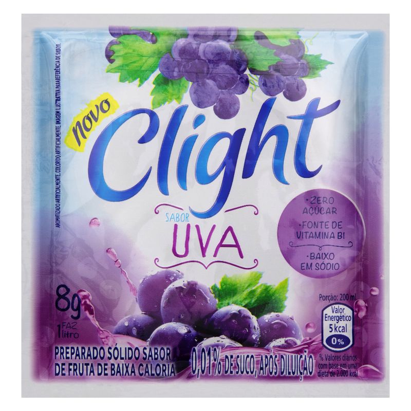 refresco_em_po_uva_zero_accar_clight_pacote_8g