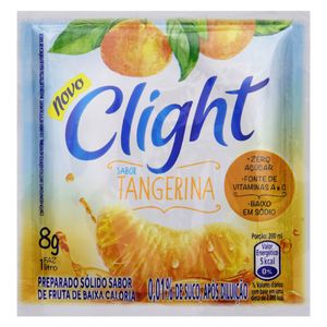 Refresco em pó Clight Sem Açúcar Tangerina 8g
