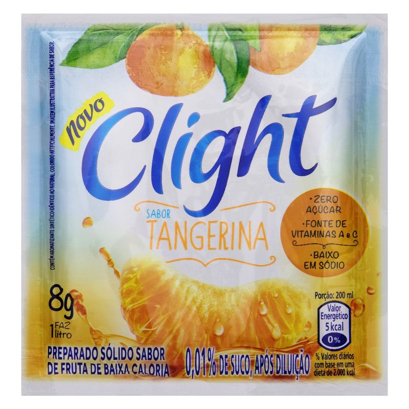 refresco_em_po_tangerina_zero_accar_clight_pacote_8g