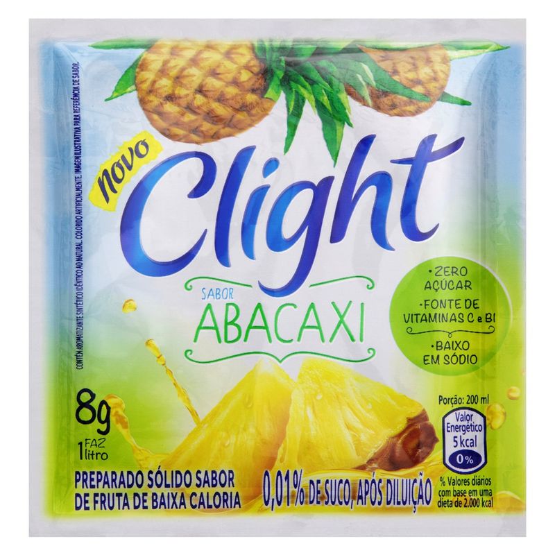 refresco_em_po_abacaxi_zero_accar_clight_pacote_8g