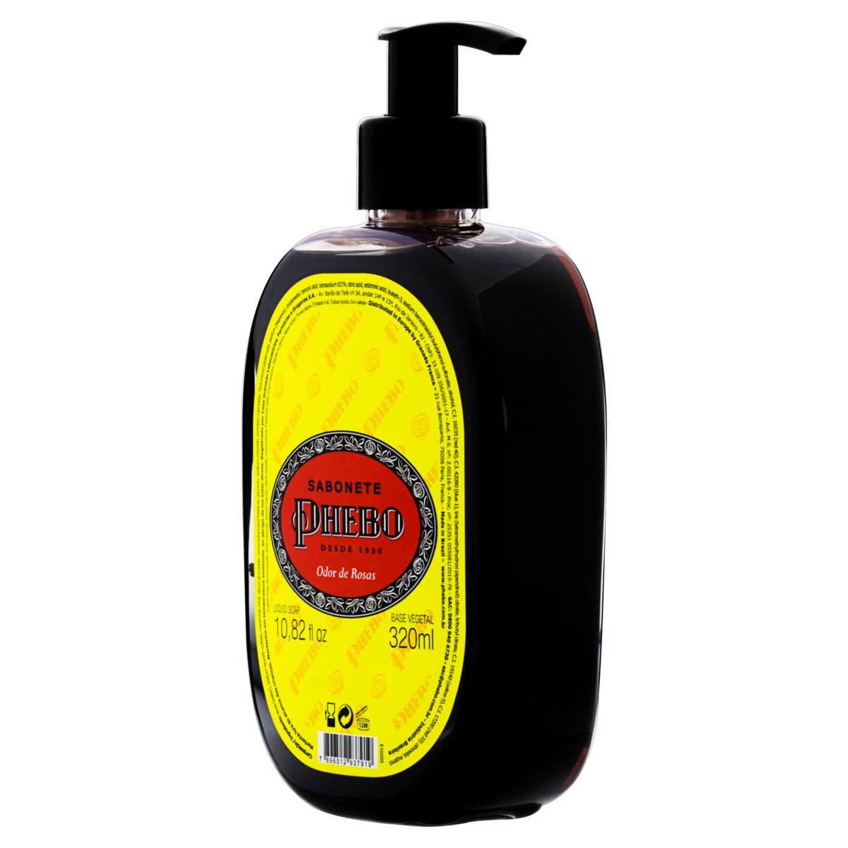 Sabonete Líquido Rosas Phebo 320ml