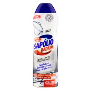 Saponáceo Cremoso Limpa Inox Bom Bril Sapólio Radium Squeeze 250ml