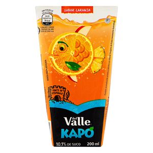 Bebida Adoçada Laranja Del Valle Kapo Caixa 200ml