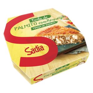 Torta Palmito e Requeijão com Massa de Iogurte Sadia Caixa 500g