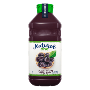 Suco Uva e Maçã Natural One Refrigerado Garrafa 2l