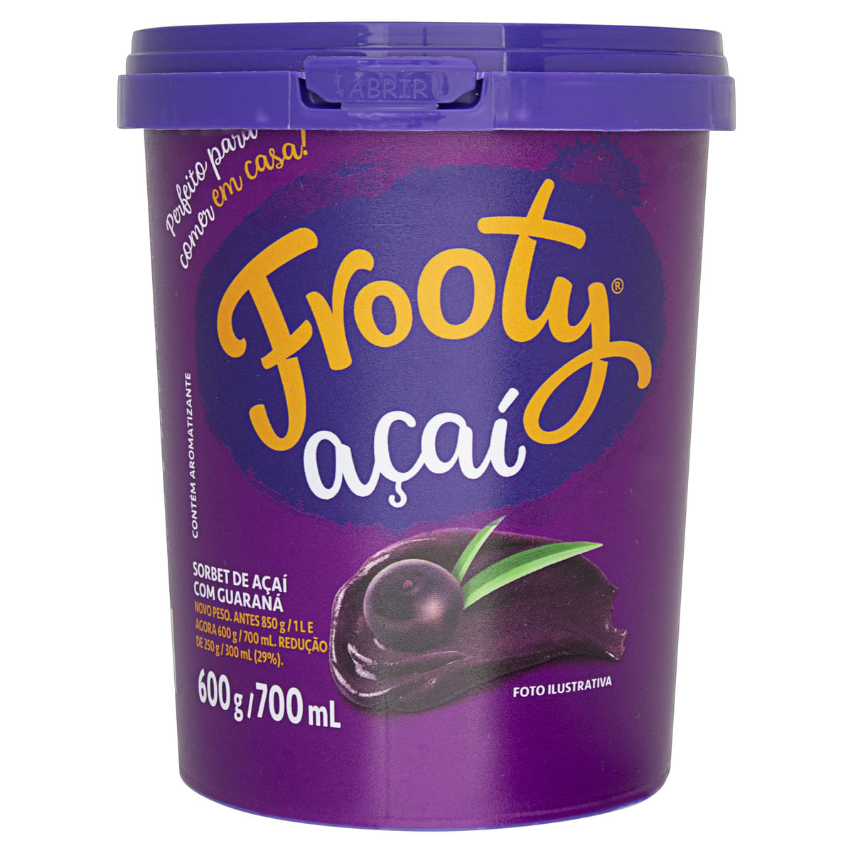 Açaí com Guaraná Frooty 700ml
