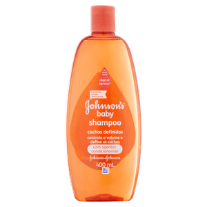 Shampoo Johnson's Baby Cachos Definidos Frasco 400ml