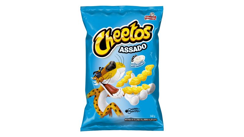 Salgadinho de Milho Onda Requeijão Elma Chips Cheetos Pacote 140g - giassi  - Giassi Supermercados