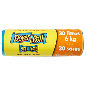 Saco Lixo Dover Roll Econômico 30 L