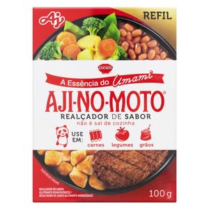 Realçador de Sabor Umami Aji-No-Moto Caixa 100g Refil