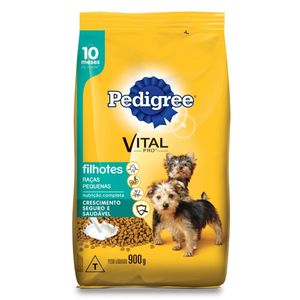 Ração Pedigree Vital Pro para Cães Filhotes Raças Pequenas  900g