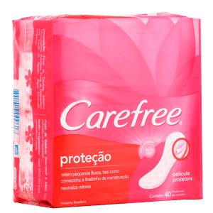 Protetor Diário Carefree Proteção com Perfume 40 unidades