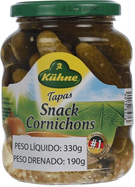 Pepinos Kühne Adocicados 330g