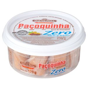 Paçoquinha Zero Açucares DaColônia Pote 170g