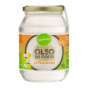Óleo de Coco Extra Virgem Qualicoco Vidro 500ml