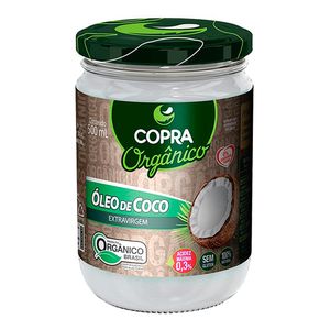 Óleo De Coco Extra Virgem Orgânico Copra 500ml