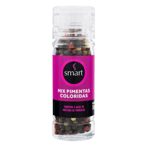 Mix de Pimenta Colorida com Moedor Smart Vidro 50g