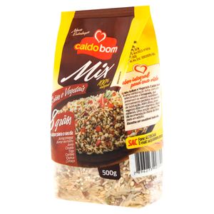 Mix de Arroz e Vegetais Integrais Caldo Bom Pacote 500g