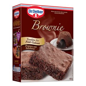 Mistura Para Brownie Sabor Chocolate Dr. Oetker Caixa 480g