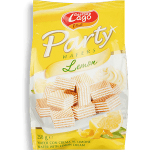 Mini Waffer Gastone Lago Italiano Party Limão 250 g