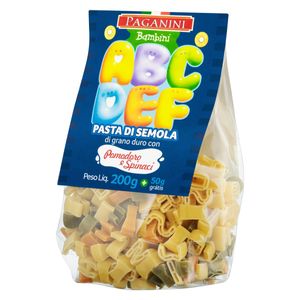 Massa Paganini Bambini Letrinhas 250 g