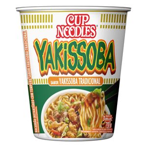 Macarrão Instantâneo Yakissoba Tradicional Nissin Cup Noodles Copo 70gr