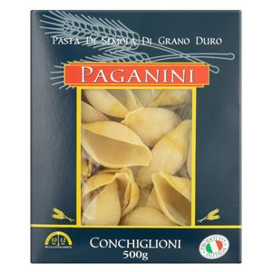 Macarrão de Sêmola de Trigo Grano Duro Conchiglioni Paganini Caixa 500g